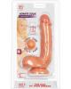 Adam's 8in pleasureskin cock, natural