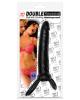 Adam and eve double penetration shaft w/cockring