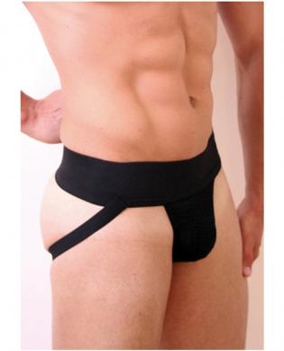 Active man classic jocks 3in waistband black lg