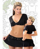 Bang Dancewear Crop Top And Skirt Black S/m