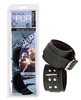 Black wrist restraints w/black faux fur lining