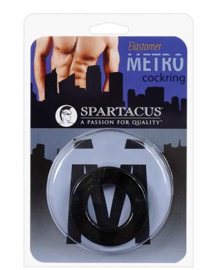 Elastomer cock ring – metro black
