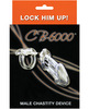 Cb-6000 3 1/4in Cock Cage And Lock Set - Clear
