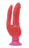 Waterproof Wall Bangers Double Penetrator Pink