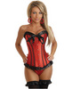 Strapless polka dot . . .