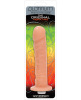 Platinum silicone the original 8in dong vibrating - white