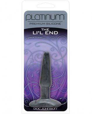 Platinum silicone the lil end – charcoal