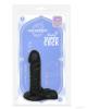 Ballsy super cock, 6in x 1.5in black