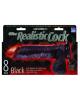 Black realistic 8in