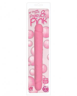 Pretty and pink 12in double dong
