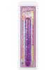Crystal jellies 12in jr. double dong - purple