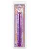 Crystal jellies 12in jr. double dong - purple