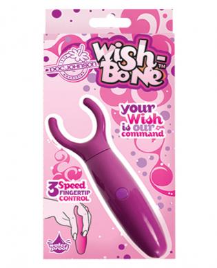 3.5in wish-bone waterproof vibrator – pink