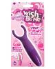 3.5in wish-bone waterproof vibrator - purple