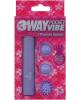 3-way pocket vibe w/attachments - purple