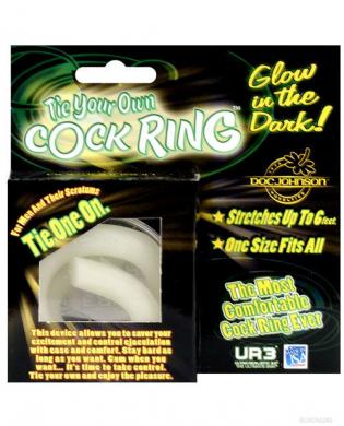Ur3 tie your own cock ring glow-in-the-dark