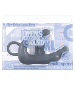 Men’s pleasure wand x-tra large charcoal wp controller