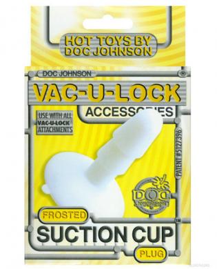 Vac-u-lock suction cup plug