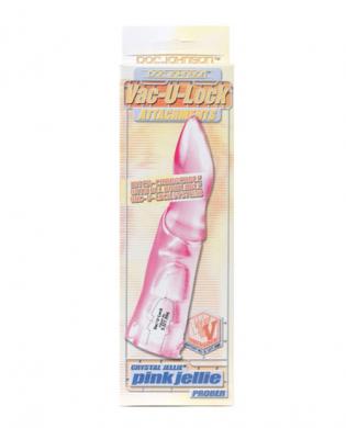 Vac-u-lock crystal pink jellie prober