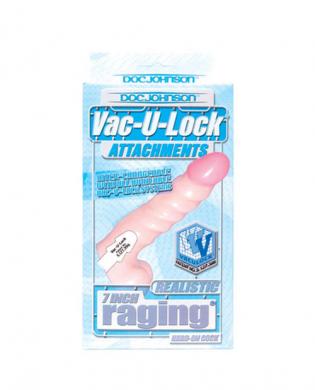 Vac-u-lock raging hard on 7in realistic cock