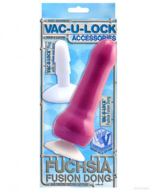 Vac-u-lock suction cup plug and dong