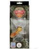 Vac-u-lock radiant gems clear harness w/plug and curved gold c