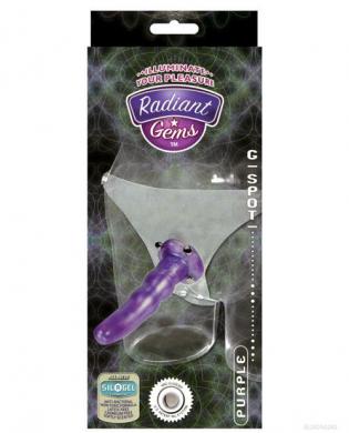 Radiant gems vac-u-lock set harness w/plug and g-spot
