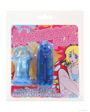 Mushroom plug, blue