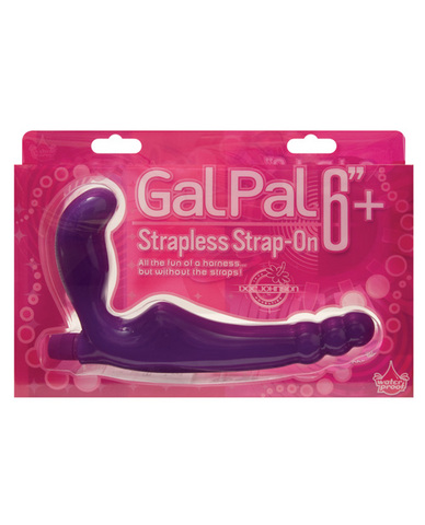 Gal pal vibrating strapless strap-on - purple