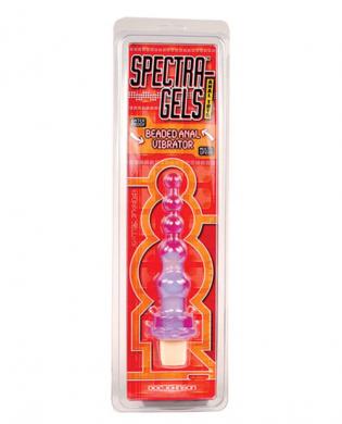Spectra gels beaded anal vibe purple jelly