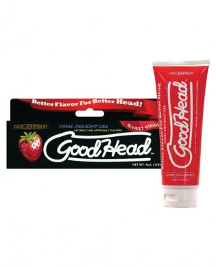Good head oral gel - 4 oz sweet strawberry