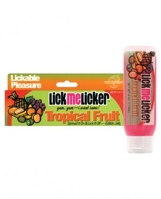 Lick-me licker jelly - 4 oz tropical fruit