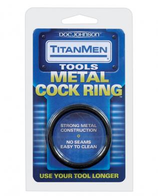 Titanmen tools metal cockring – black