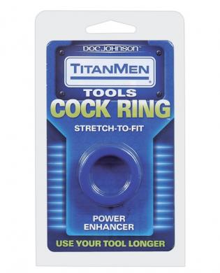 Titanmen tools cockring – blue