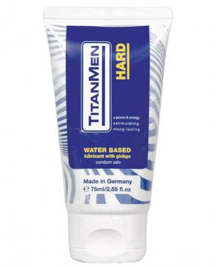 Titanmen hard water based enhancement lube - 75ml