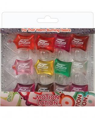 Motion lotion – 4 cc pillow pack of 12 assorted flavors