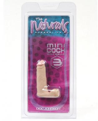 The naturals, 3in mini cock with balls
