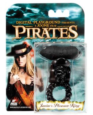 Pirate’s janine’s pleasure ring – black/black