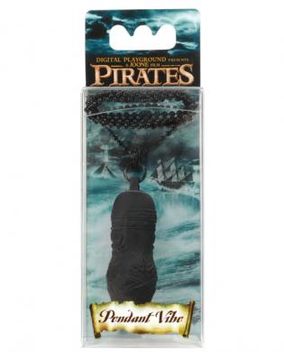 Pirate’s pendant vibe w/chain – black