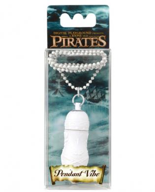 Pirate’s pendant vibe w/chain – white