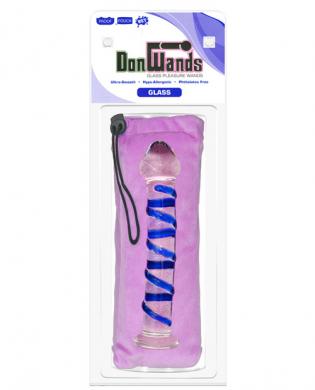 Don wands mushroom tip rocket – blue swirl