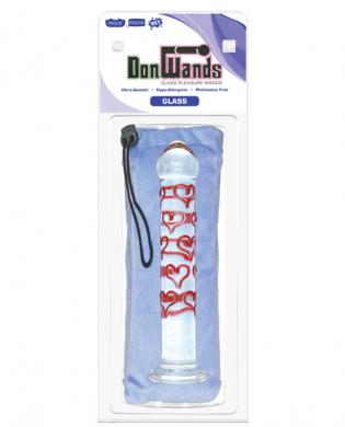 Don wands red sweetheart mushroom tip (glass)