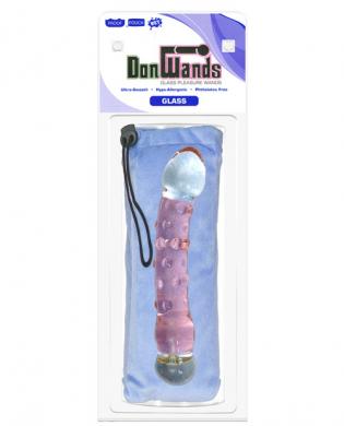 Don wands pink graduate w/flower end