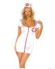2 pc nurse short sleeve mini dress and hat 3x/4x
