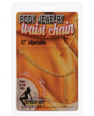 Waist chain mini double circlet – gold
