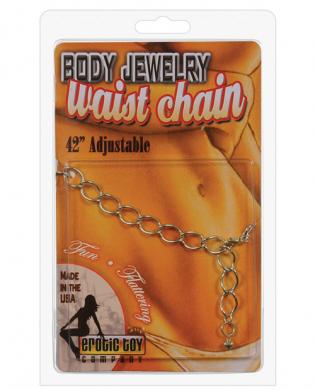 Waist chain ornate – silver