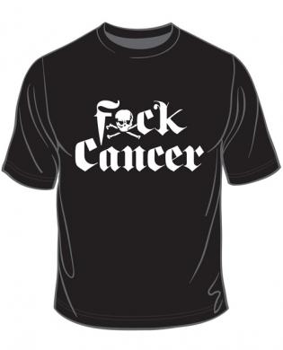 F ck cancer men’s t-shirt black xxl