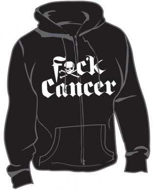 F ck cancer women’s hoodie black small