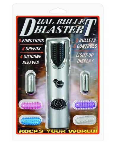 Dual bullet blaster with 4 sleeves