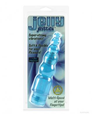 Jelly joystick, waterproof anal vibe – blue